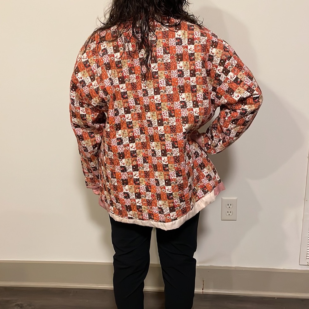 Vintage Reversible Pattern 90s Patchwork Jacket - Picture 10 of 12